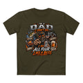 Dad All Four Like a Boss T-Shirt — I’m a Dad: Fish, Work, BBQ, Beer Graphic Tee