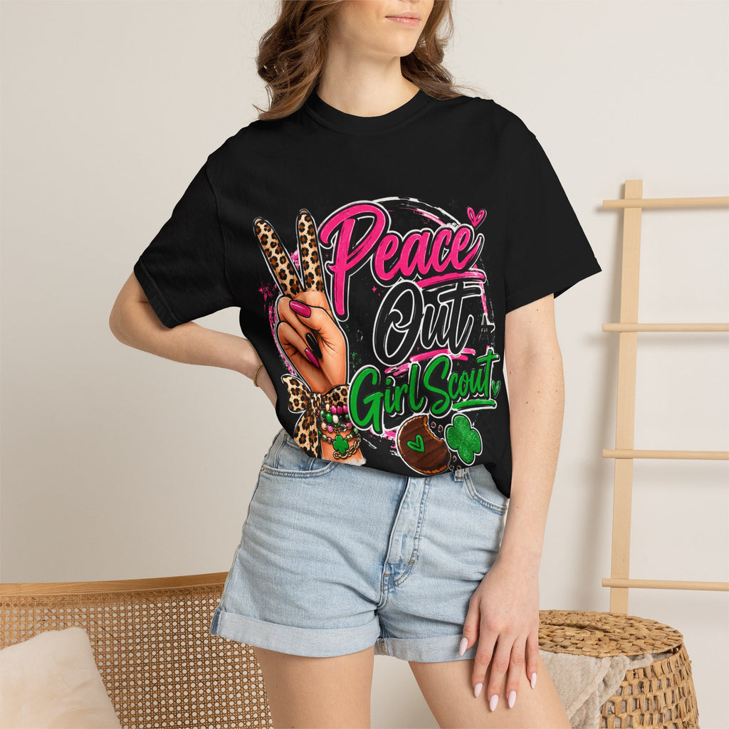 Peace Out Girl Scout T-Shirt