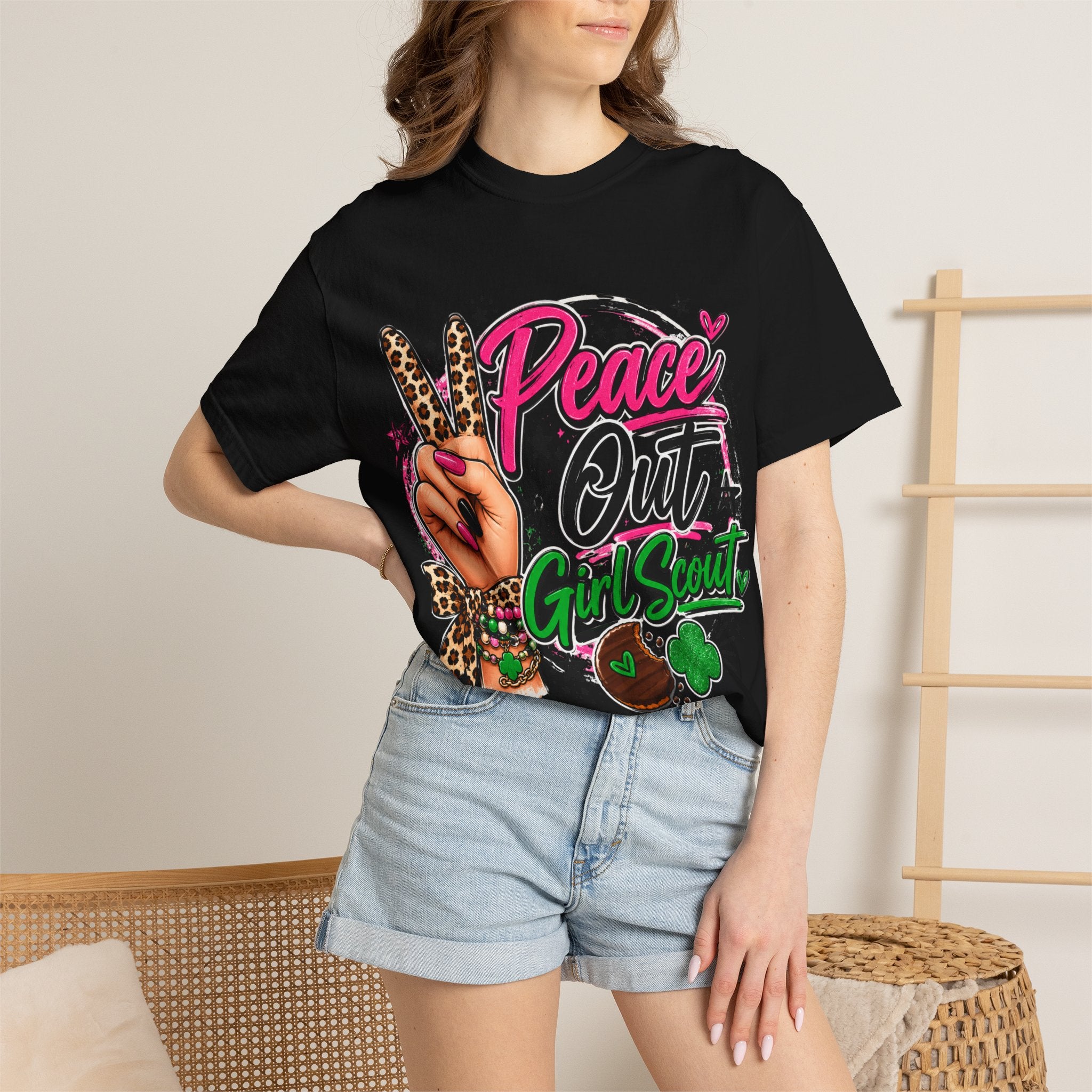 Peace Out Girl Scout T-Shirt