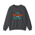 Crewneck Sweatshirt – "My Give-A-Damn Is on Backorder" Retro Graphic