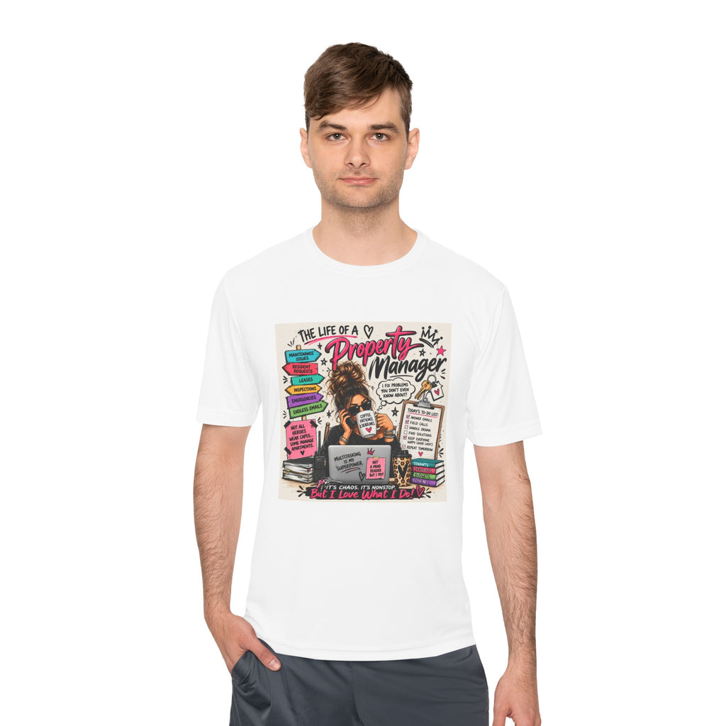 Property Manager T‑Shirt – 'The Life of a Property Manager' Graphic Tee (Funny Real Estate Gift)
