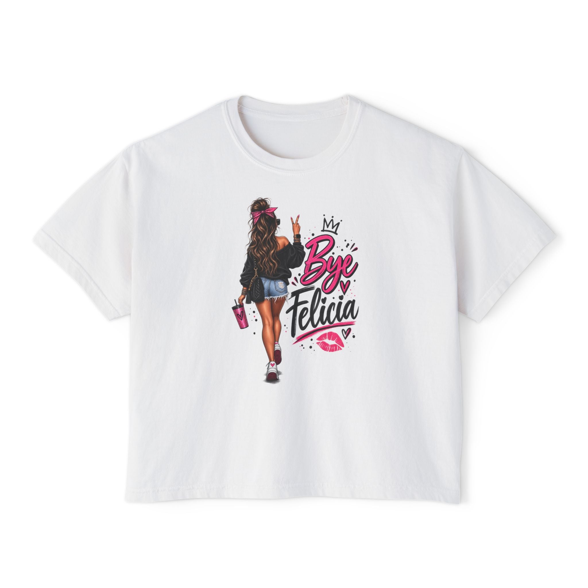 Bye Felicia Boxy Tee — Sassy Women's Cropped Graphic T‑Shirt