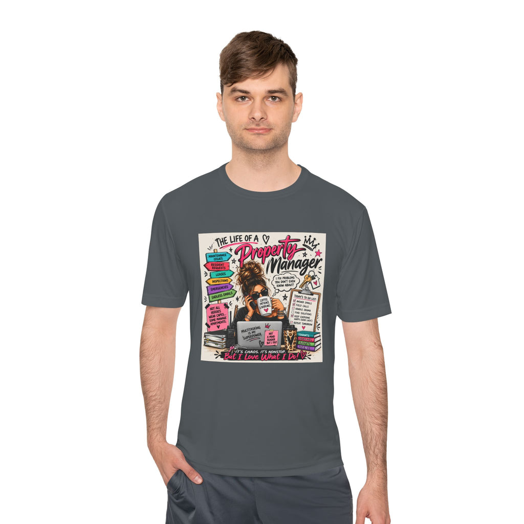 Property Manager T‑Shirt – 'The Life of a Property Manager' Graphic Tee (Funny Real Estate Gift)