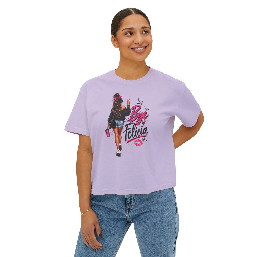 Bye Felicia Boxy Tee — Sassy Women's Cropped Graphic T‑Shirt