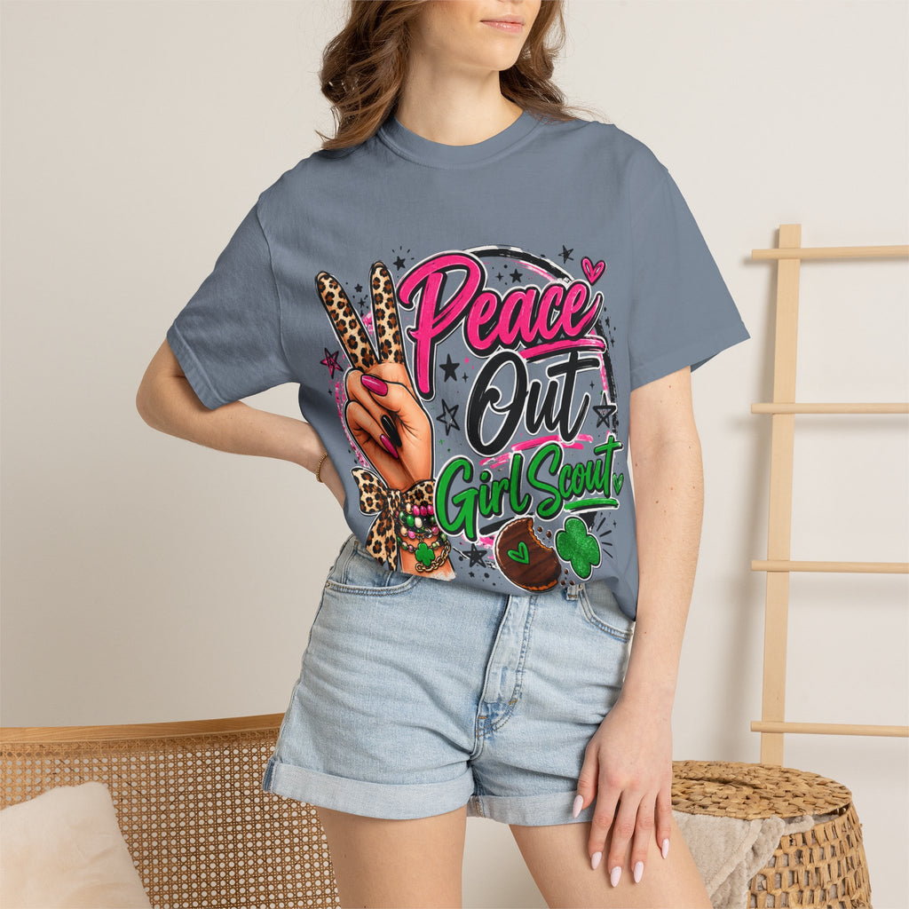 Peace Out Girl Scout T-Shirt