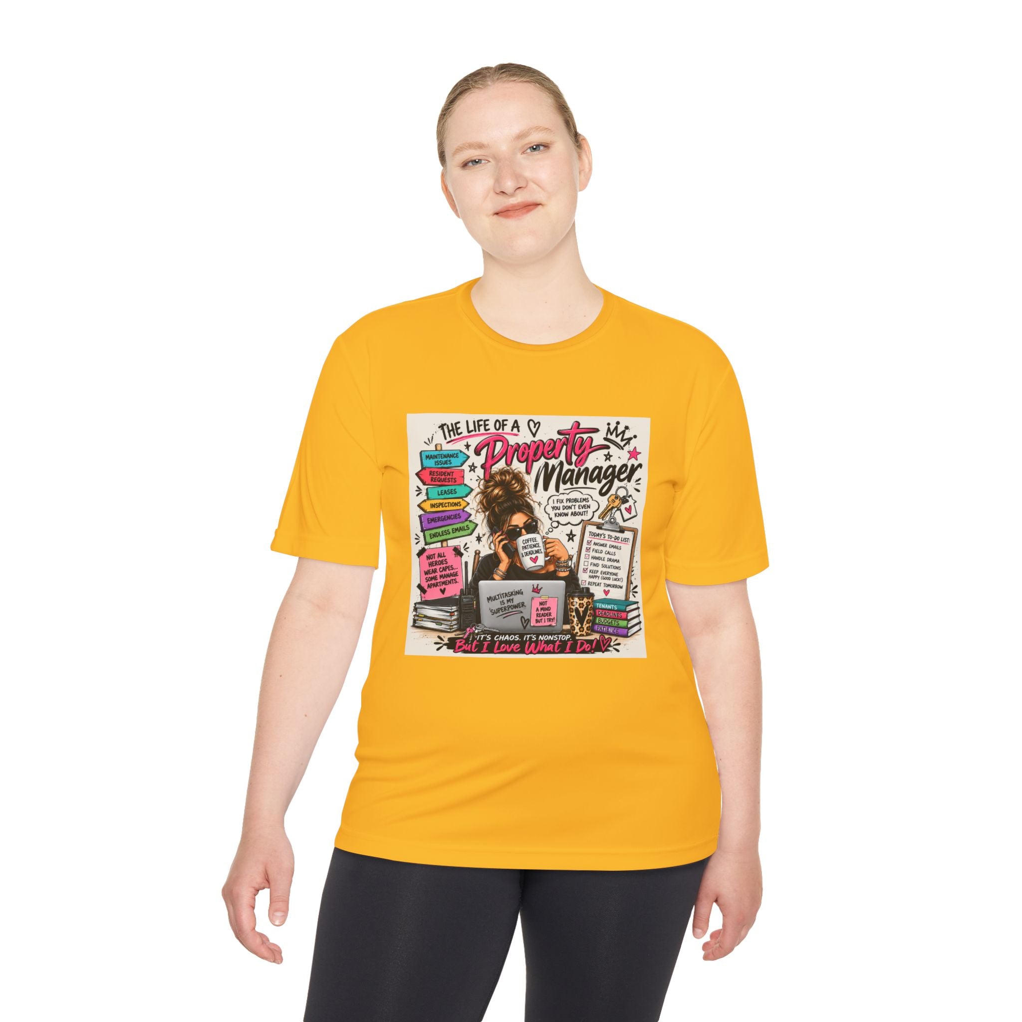 Property Manager T‑Shirt – 'The Life of a Property Manager' Graphic Tee (Funny Real Estate Gift)
