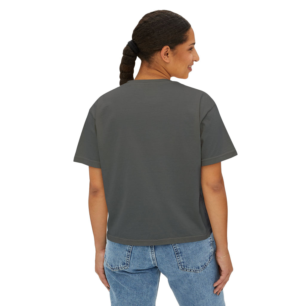 Boxy Tee — "My Mouth Has No Customer Service Department" Graphic Tee