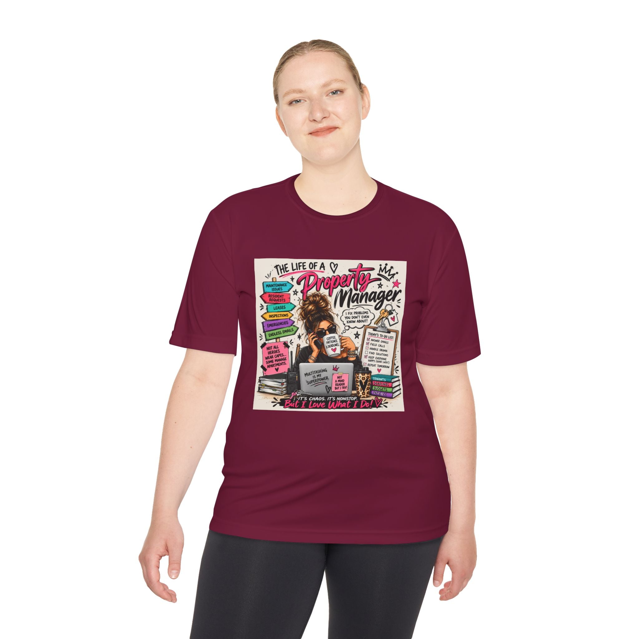 Property Manager T‑Shirt – 'The Life of a Property Manager' Graphic Tee (Funny Real Estate Gift)