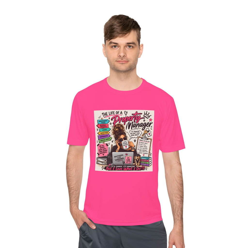 Property Manager T‑Shirt – 'The Life of a Property Manager' Graphic Tee (Funny Real Estate Gift)