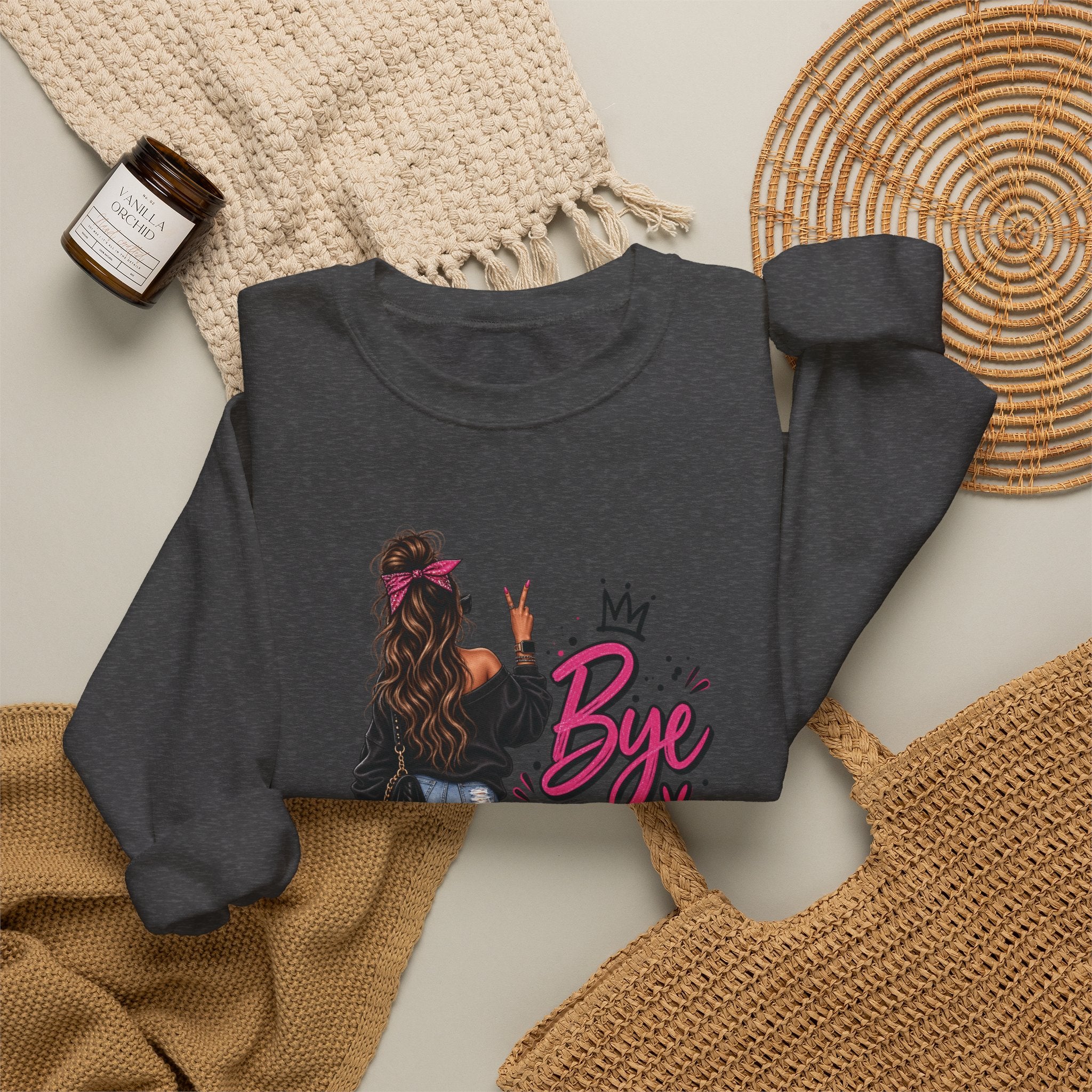 Bye Felicia Crewneck Sweatshirt - Sassy Girl Graphic Pullover
