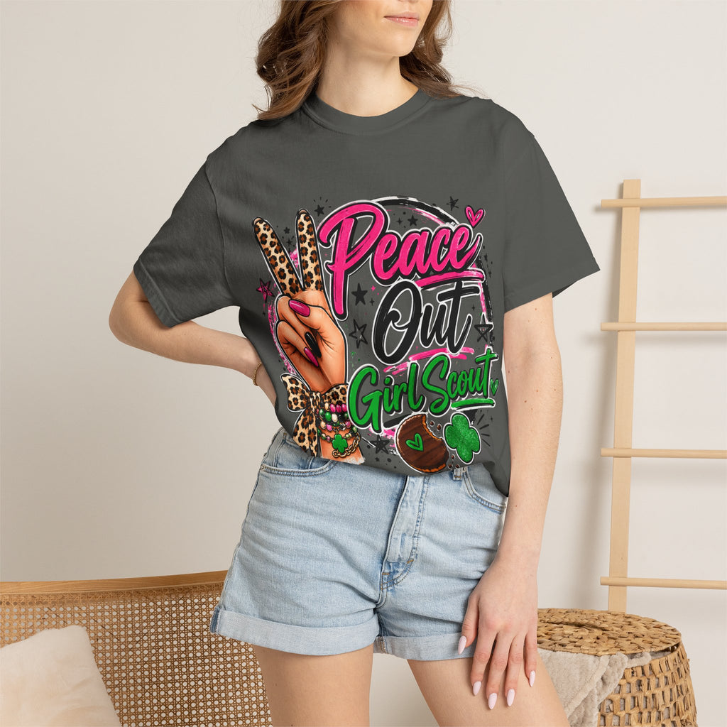 Peace Out Girl Scout T-Shirt