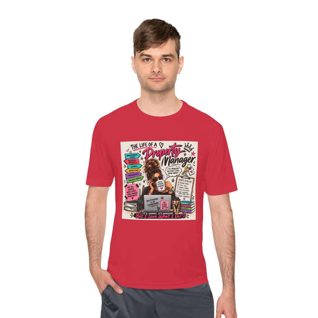 Property Manager T‑Shirt – 'The Life of a Property Manager' Graphic Tee (Funny Real Estate Gift)