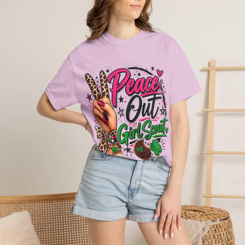 Peace Out Girl Scout T-Shirt
