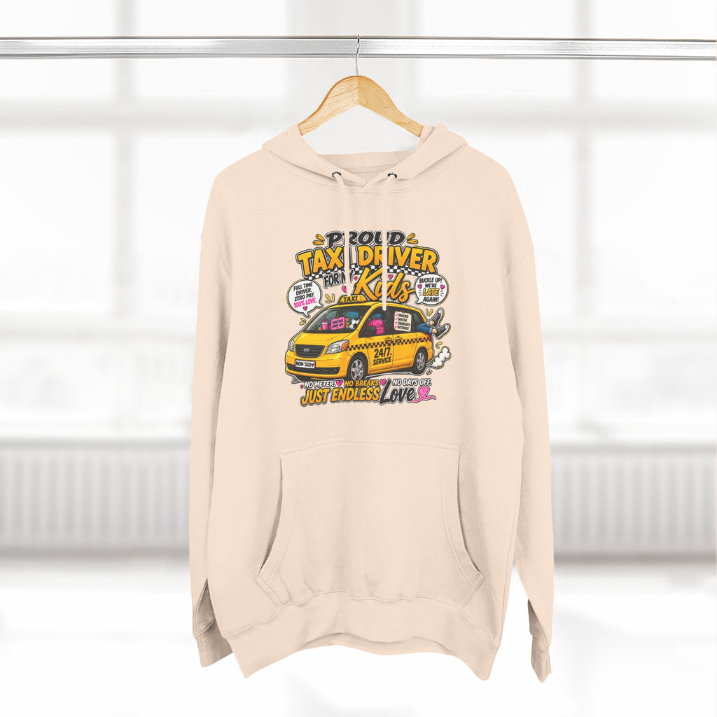 Taxi Driver Kids Hoodie — Cute Yellow Cab Graphic Pullover (Just Endless Love)