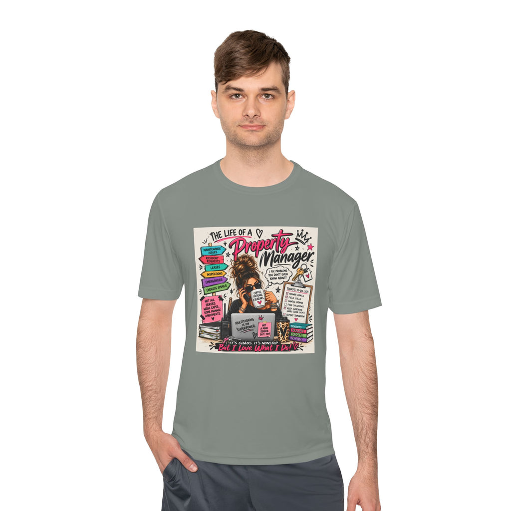 Property Manager T‑Shirt – 'The Life of a Property Manager' Graphic Tee (Funny Real Estate Gift)