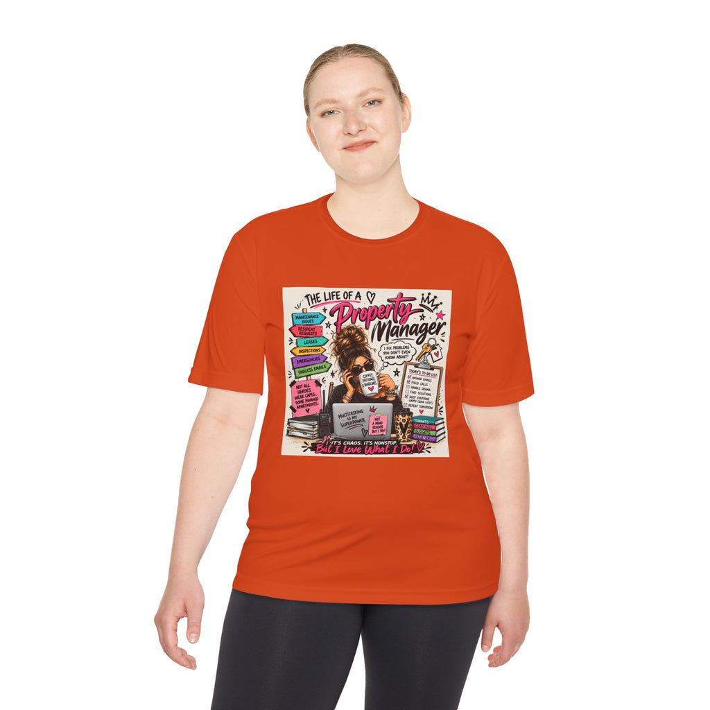 Property Manager T‑Shirt – 'The Life of a Property Manager' Graphic Tee (Funny Real Estate Gift)