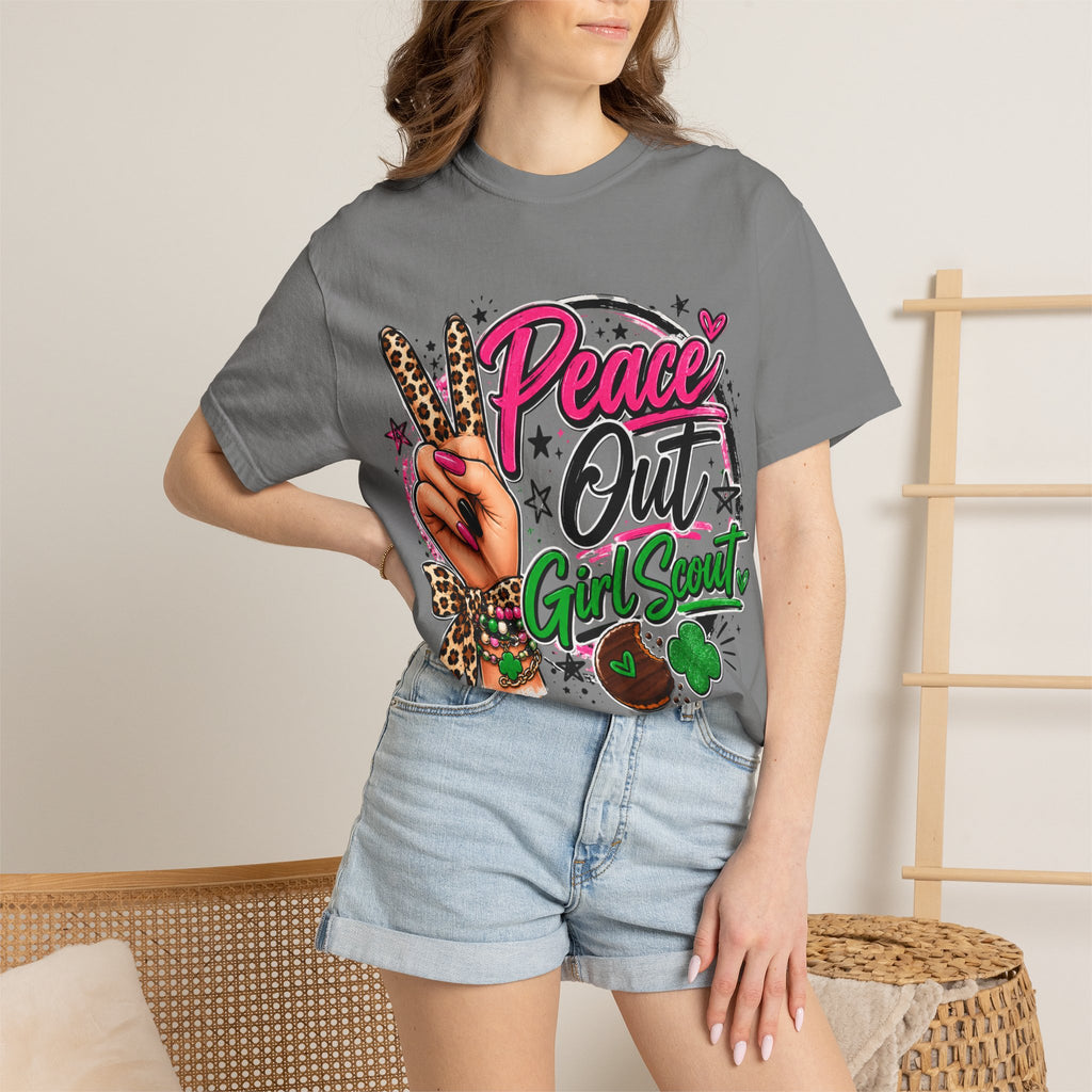 Peace Out Girl Scout T-Shirt