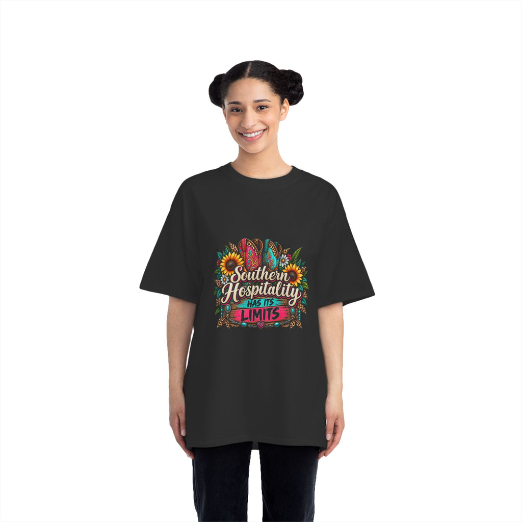 Southern Hospitality T-Shirt – Sunflower & Floral Graphic Tee