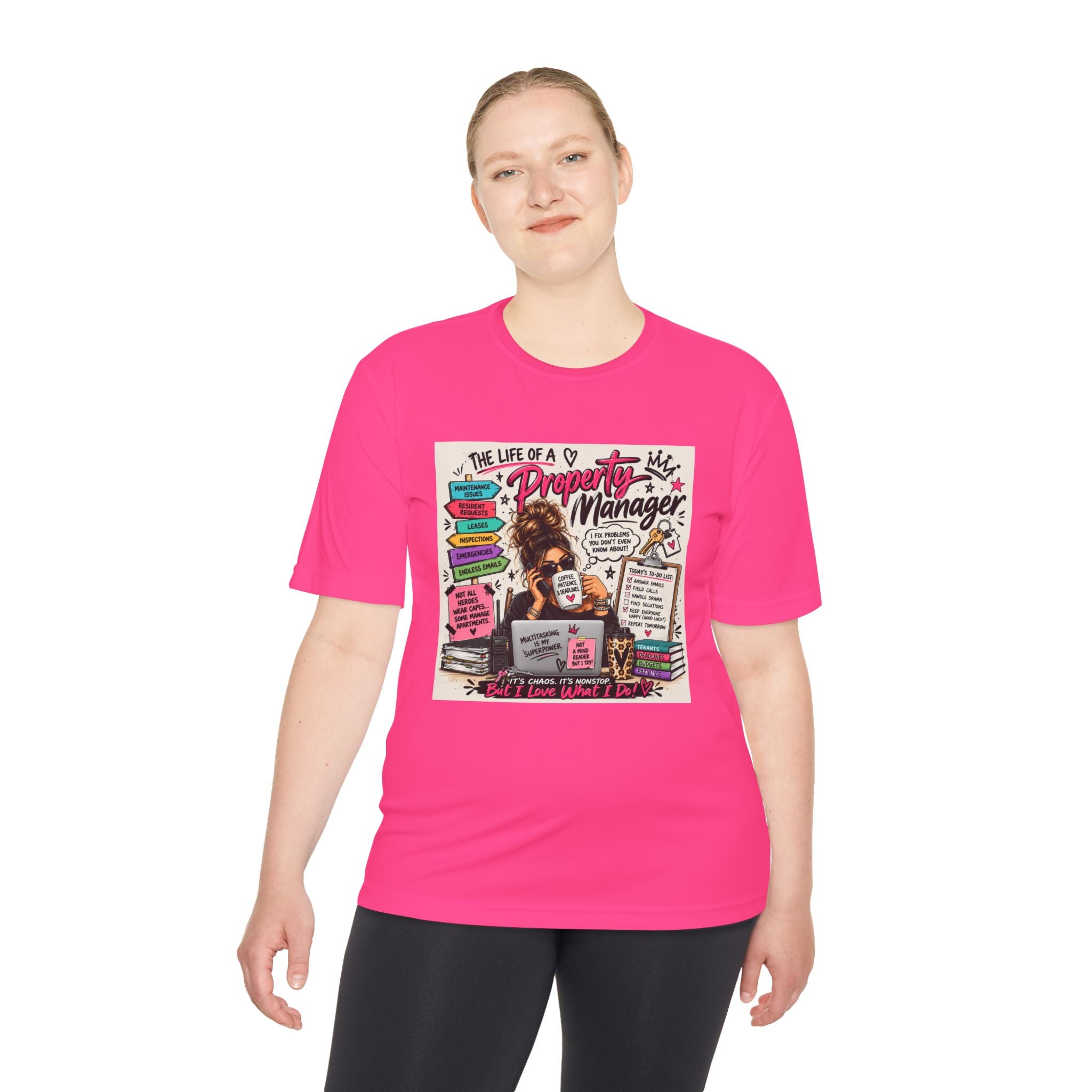 Property Manager T‑Shirt – 'The Life of a Property Manager' Graphic Tee (Funny Real Estate Gift)