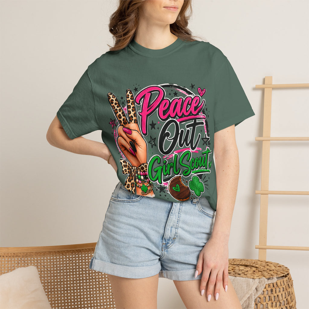 Peace Out Girl Scout T-Shirt