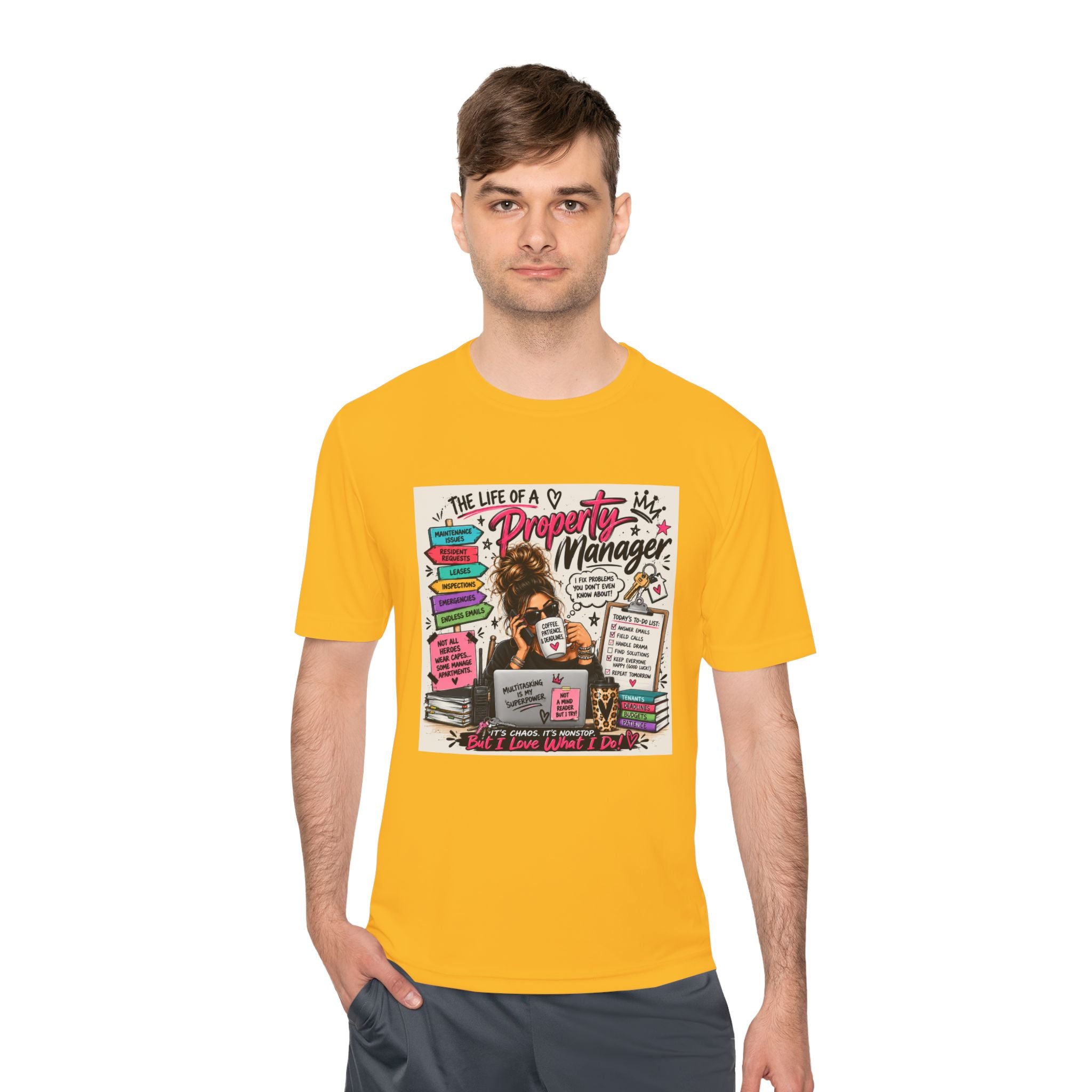 Property Manager T‑Shirt – 'The Life of a Property Manager' Graphic Tee (Funny Real Estate Gift)