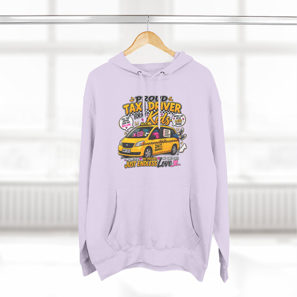 Taxi Driver Kids Hoodie — Cute Yellow Cab Graphic Pullover (Just Endless Love)