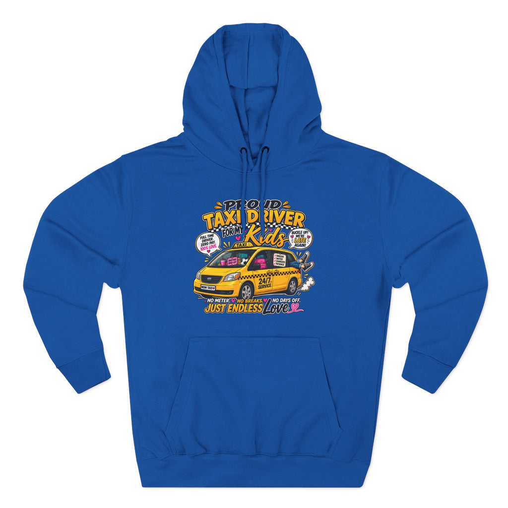 Taxi Driver Kids Hoodie — Cute Yellow Cab Graphic Pullover (Just Endless Love)