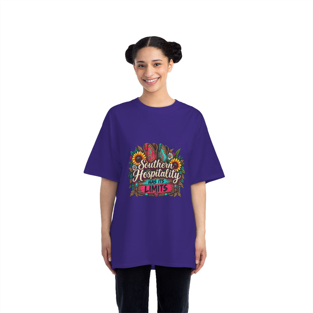Southern Hospitality T-Shirt – Sunflower & Floral Graphic Tee
