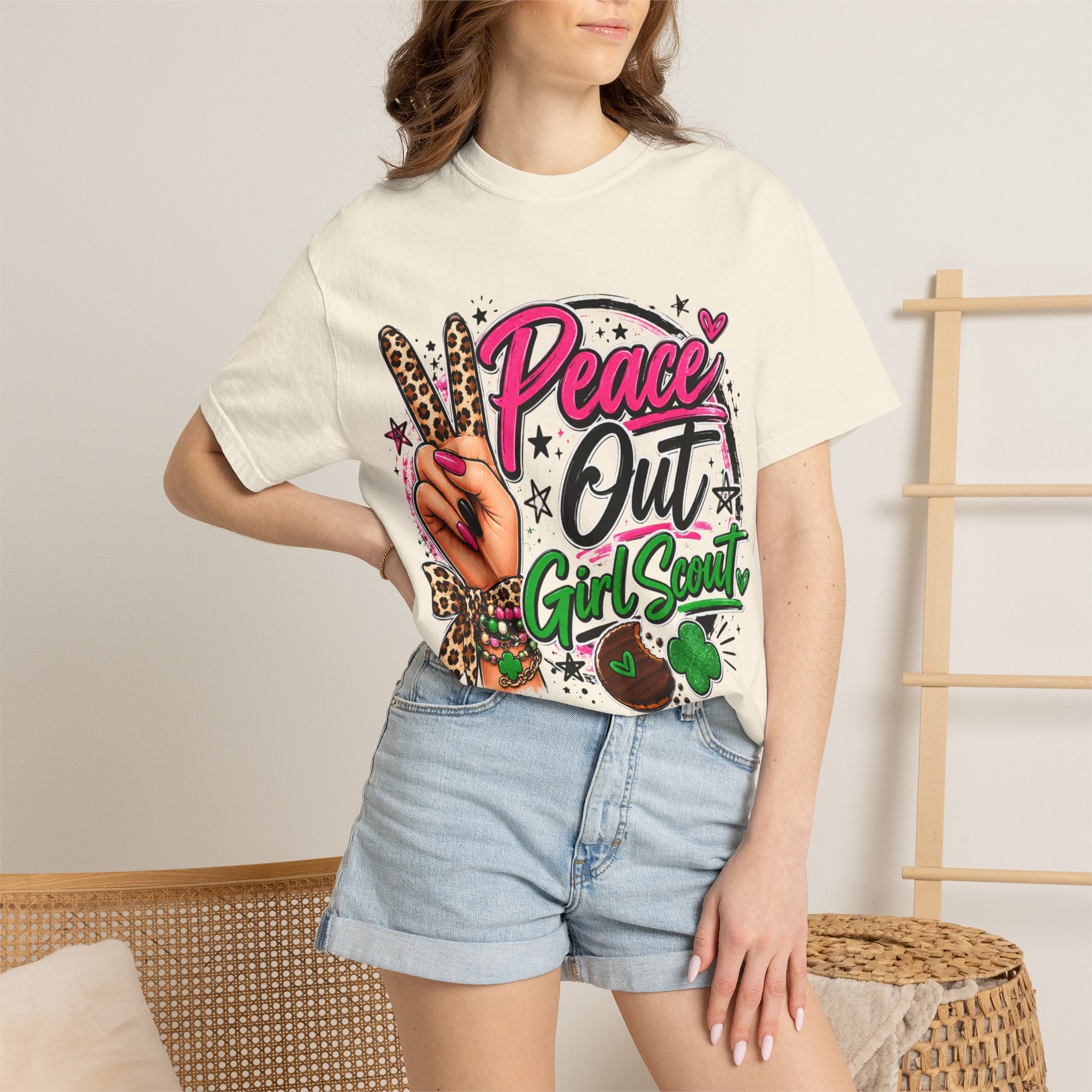 Peace Out Girl Scout T-Shirt