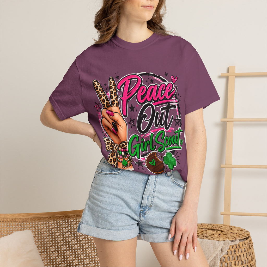Peace Out Girl Scout T-Shirt