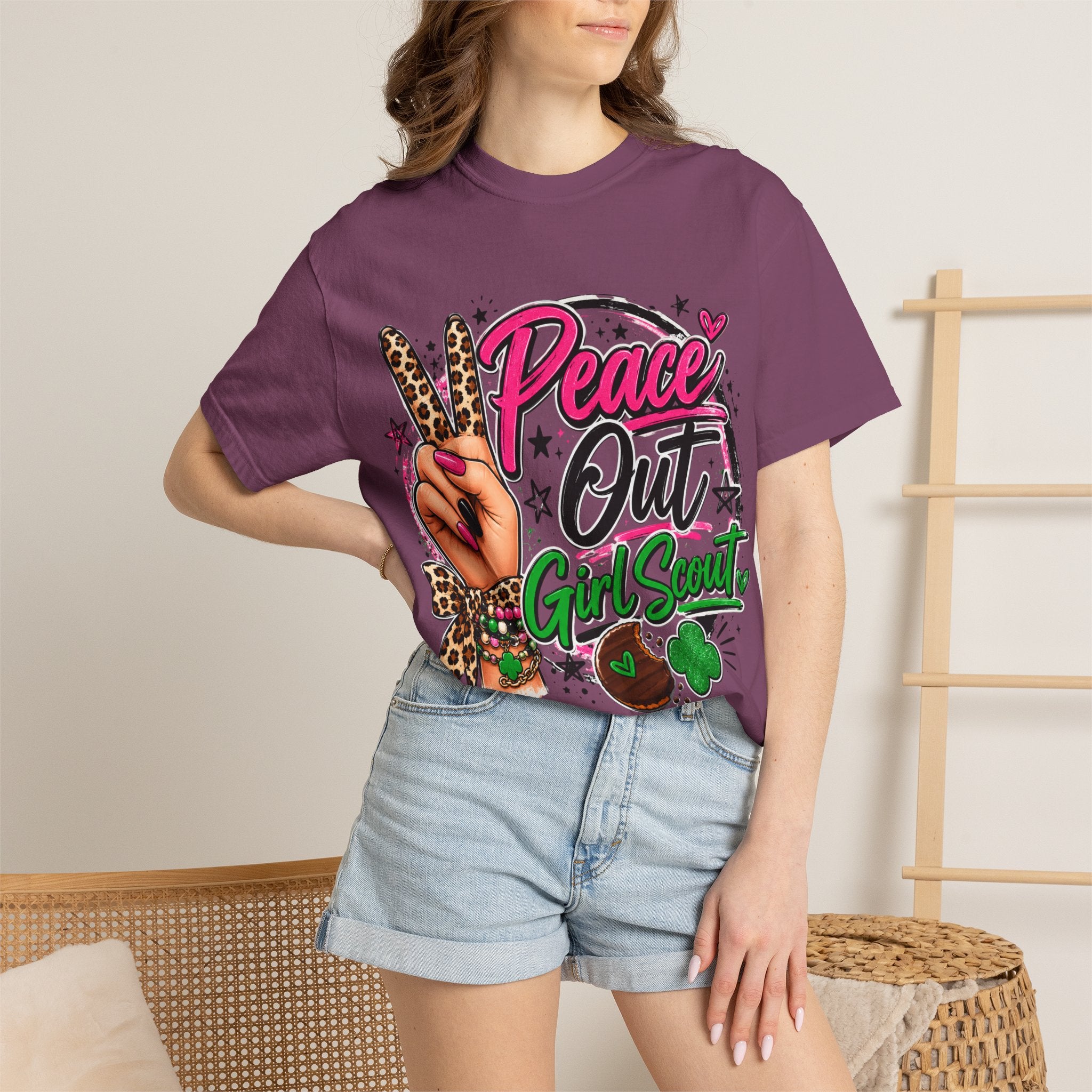 Peace Out Girl Scout T-Shirt