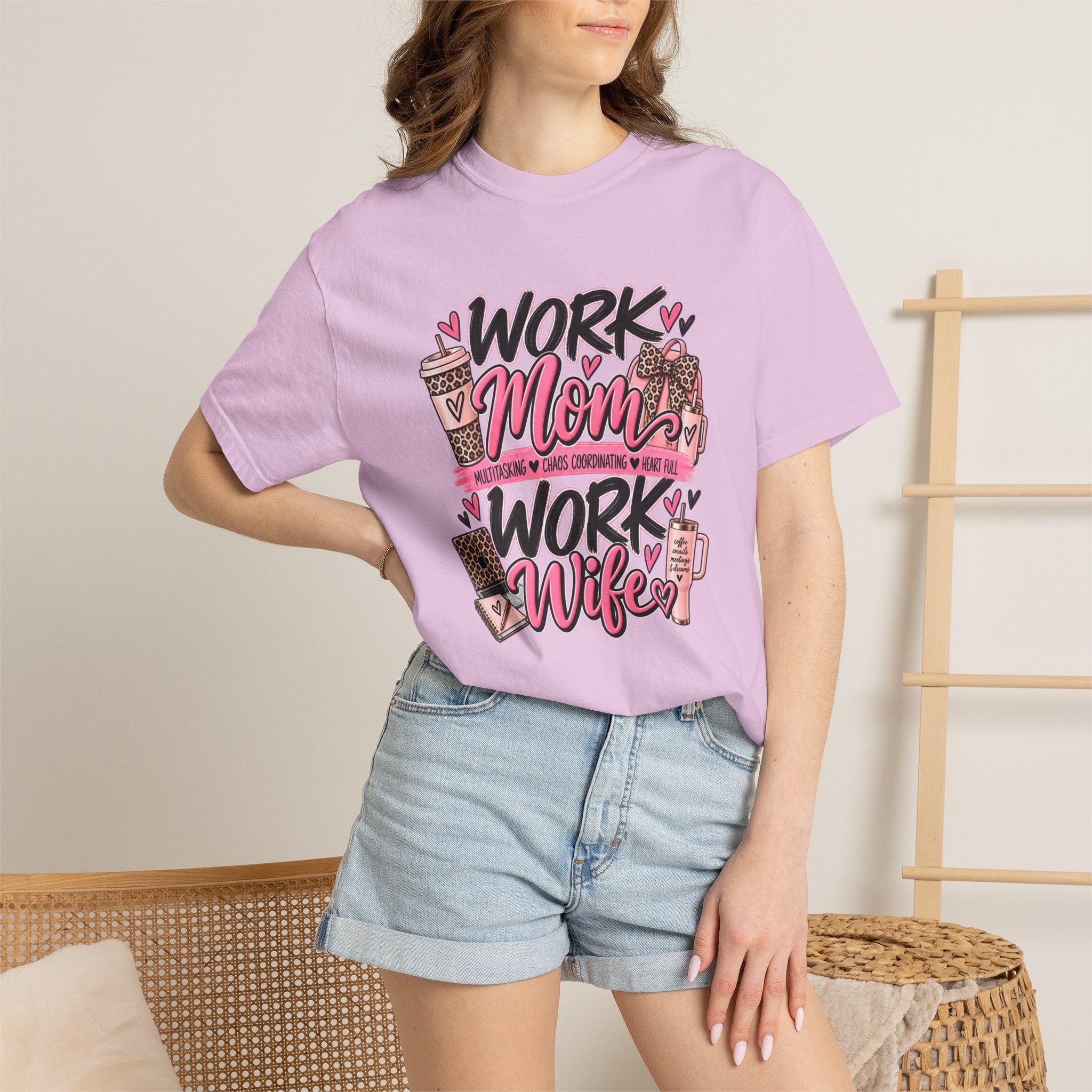 Work Mom Work Wife T-Shirt — Funny Mom & Wife Graphic Tee