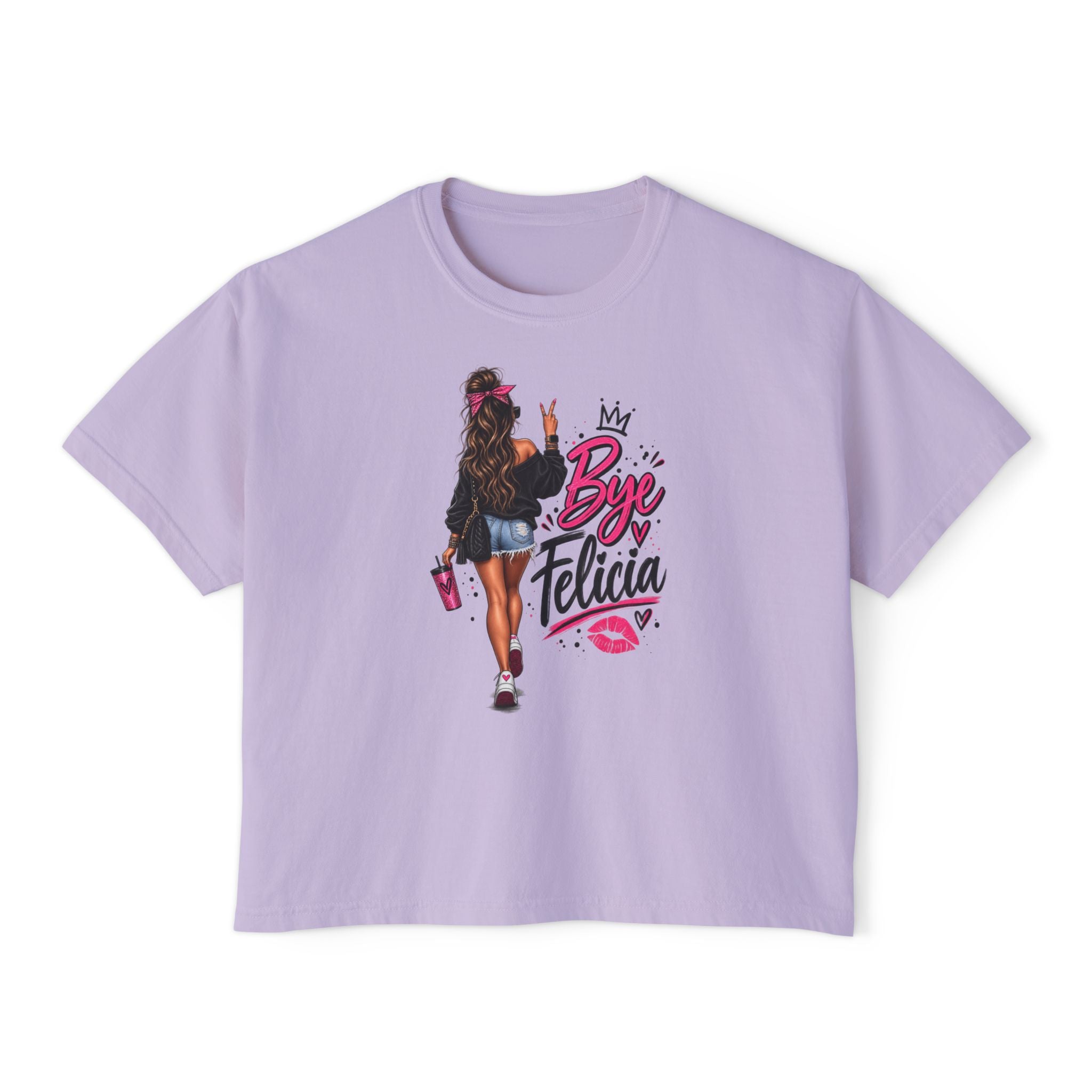 Bye Felicia Boxy Tee — Sassy Women's Cropped Graphic T‑Shirt