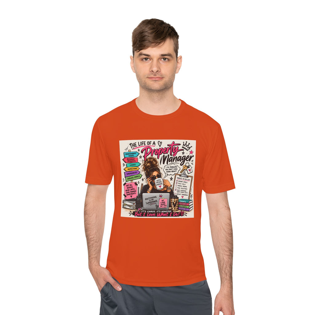 Property Manager T‑Shirt – 'The Life of a Property Manager' Graphic Tee (Funny Real Estate Gift)
