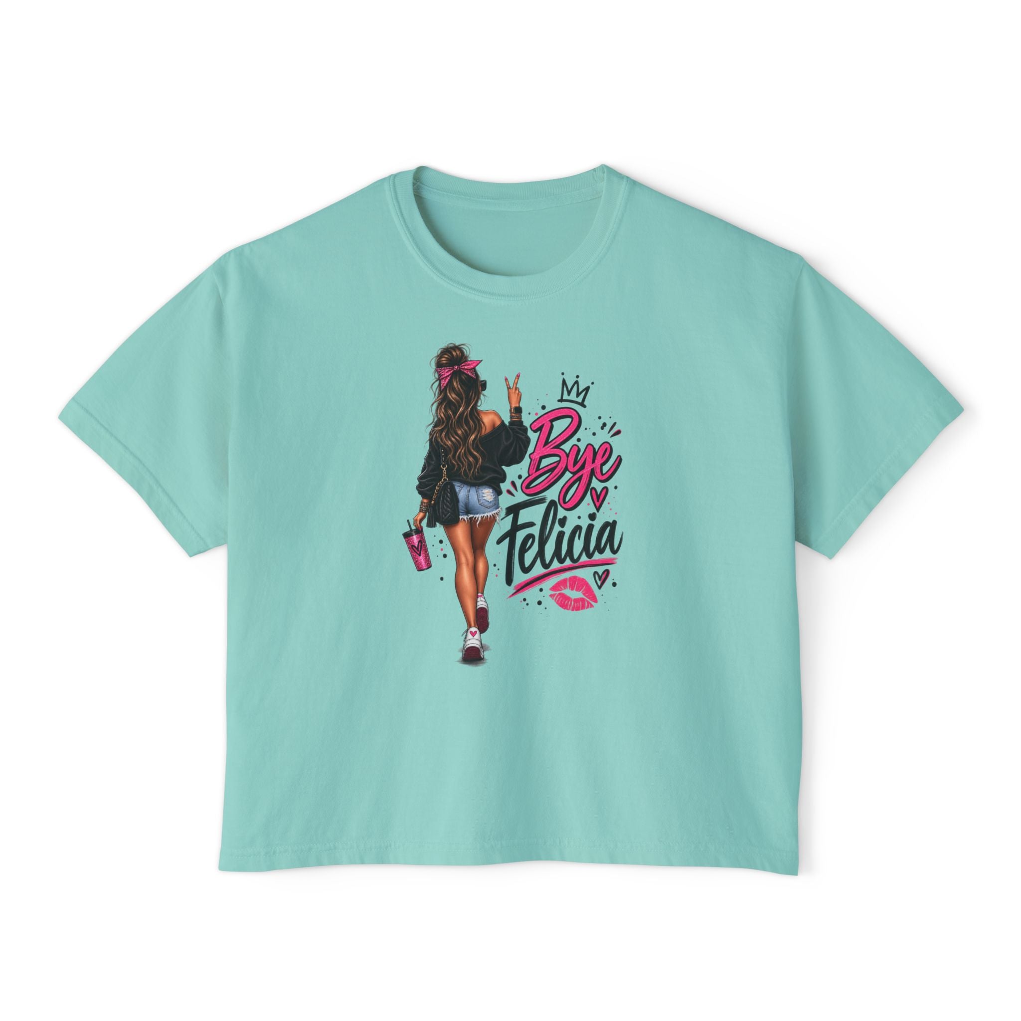 Bye Felicia Boxy Tee — Sassy Women's Cropped Graphic T‑Shirt