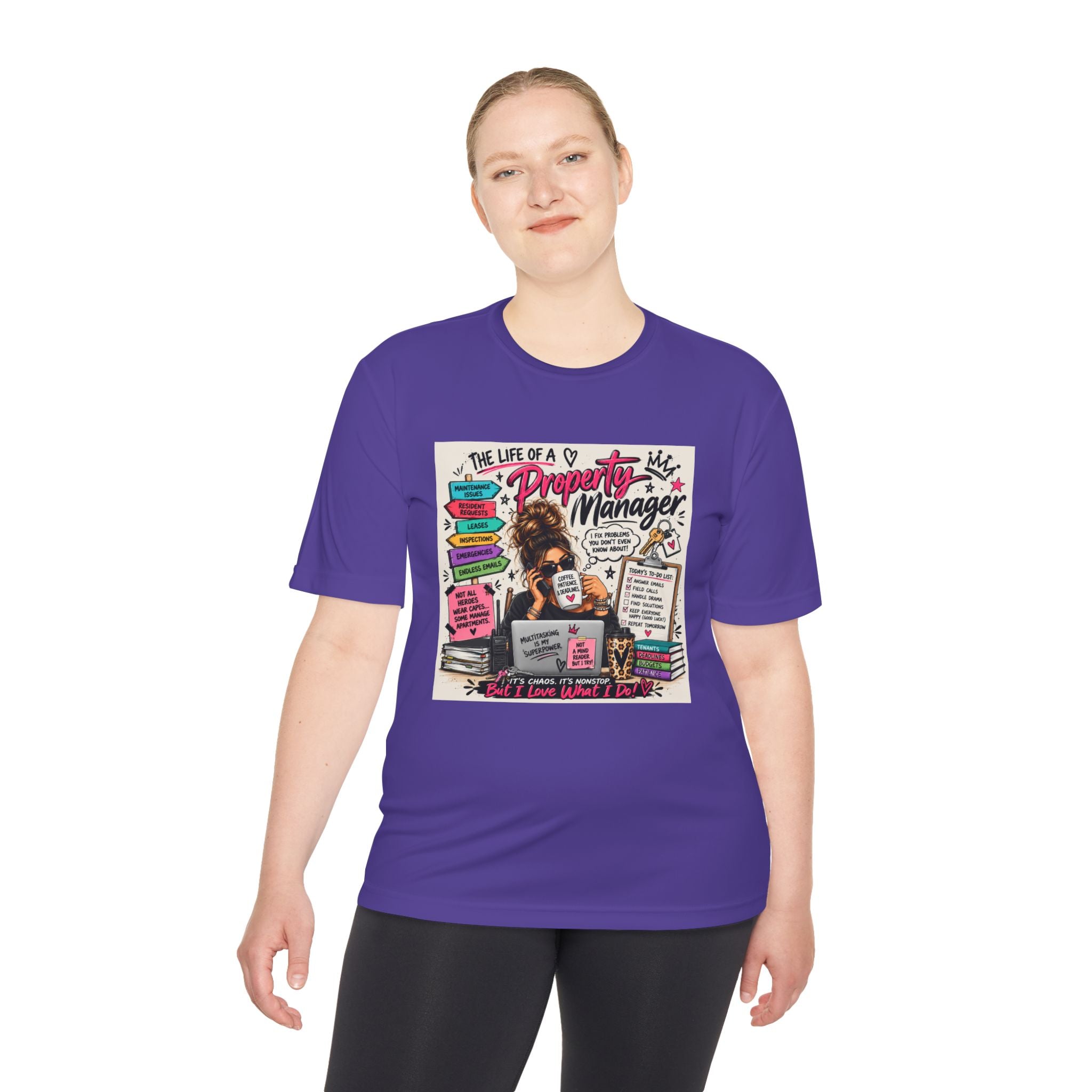 Property Manager T‑Shirt – 'The Life of a Property Manager' Graphic Tee (Funny Real Estate Gift)