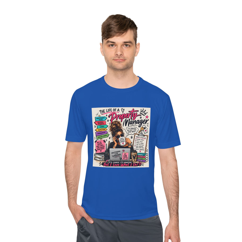 Property Manager T‑Shirt – 'The Life of a Property Manager' Graphic Tee (Funny Real Estate Gift)