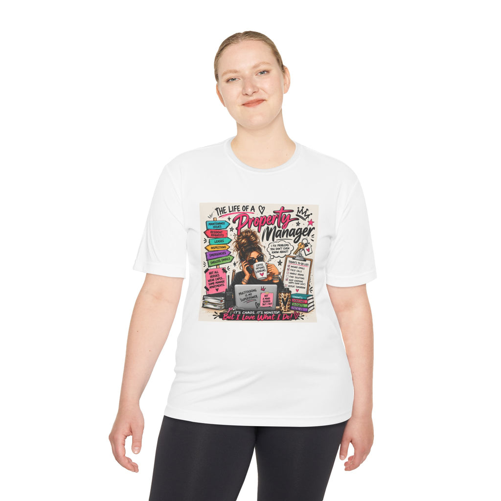 Property Manager T‑Shirt – 'The Life of a Property Manager' Graphic Tee (Funny Real Estate Gift)
