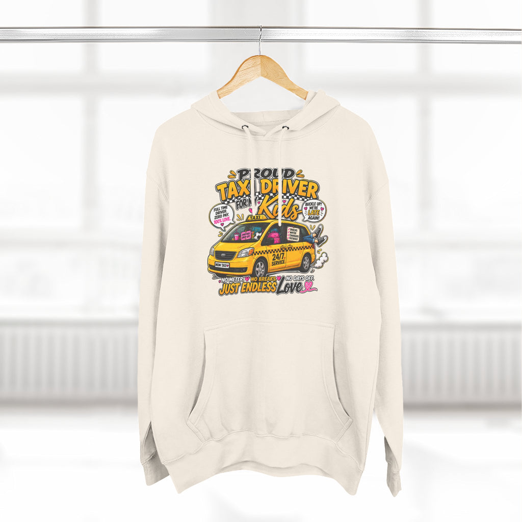 Taxi Driver Kids Hoodie — Cute Yellow Cab Graphic Pullover (Just Endless Love)