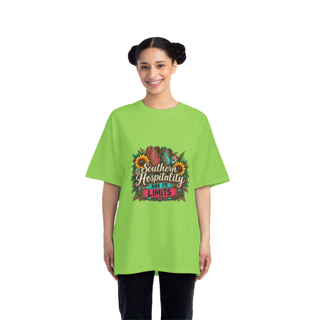 Southern Hospitality T-Shirt – Sunflower & Floral Graphic Tee