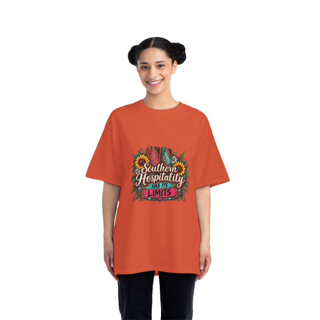 Southern Hospitality T-Shirt – Sunflower & Floral Graphic Tee