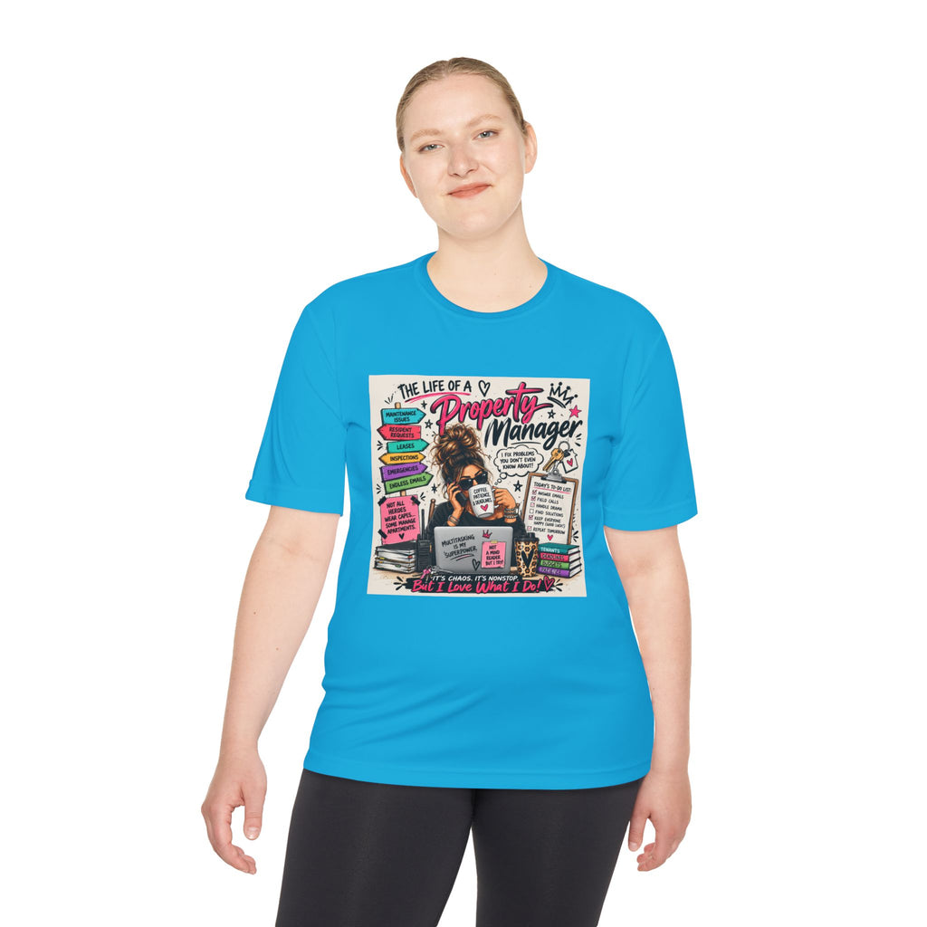 Property Manager T‑Shirt – 'The Life of a Property Manager' Graphic Tee (Funny Real Estate Gift)
