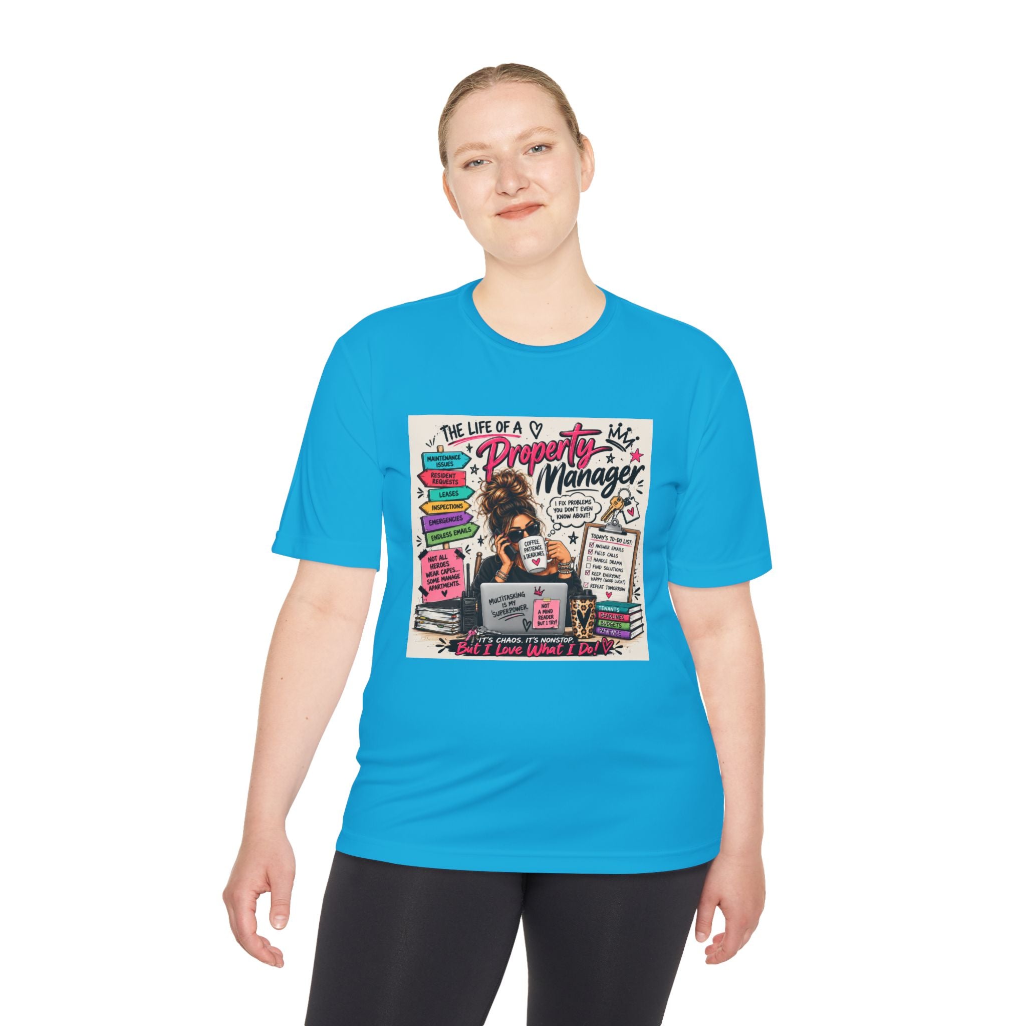 Property Manager T‑Shirt – 'The Life of a Property Manager' Graphic Tee (Funny Real Estate Gift)